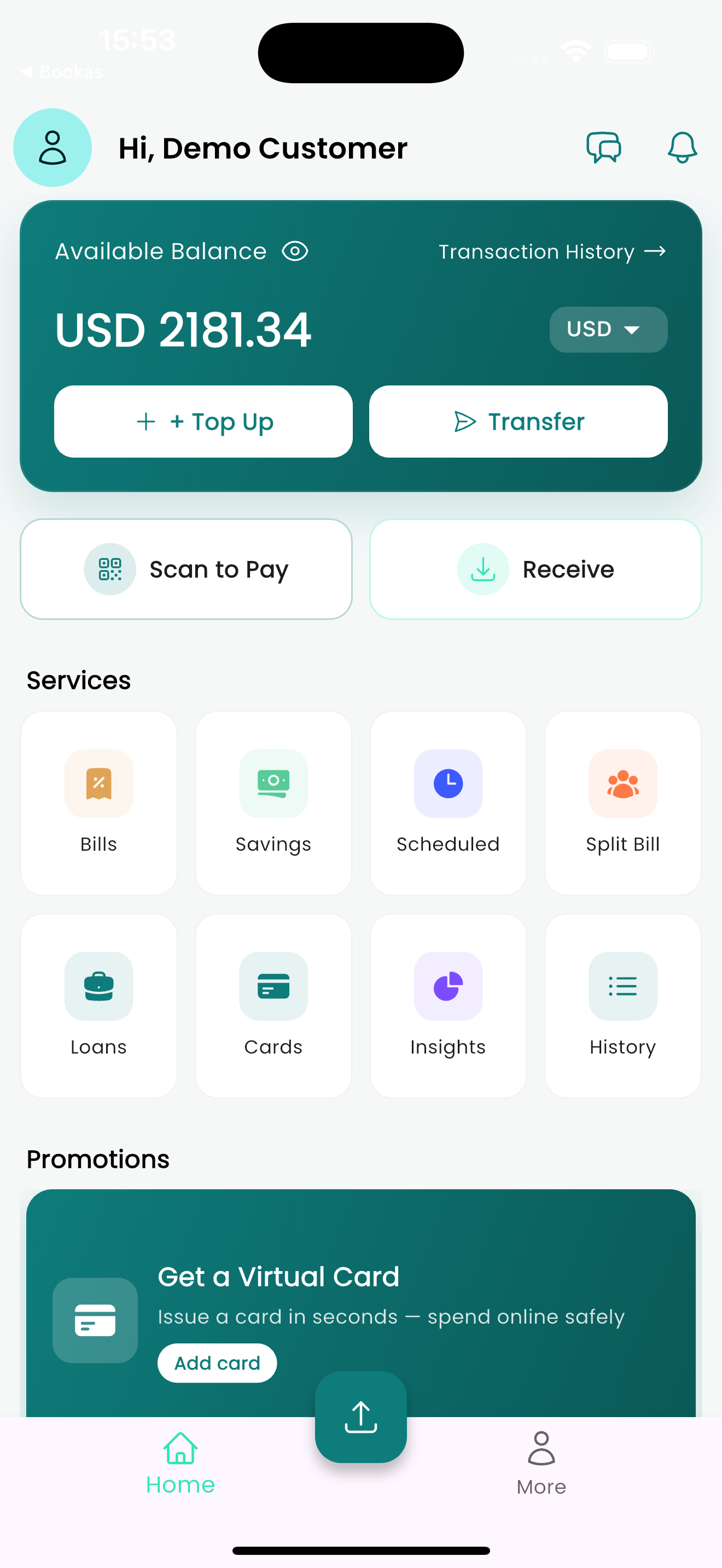 Fastswipe mobile banking app